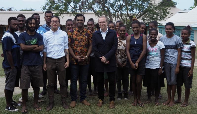 jonathan jong and harvey with their research assistants vanuatu sep