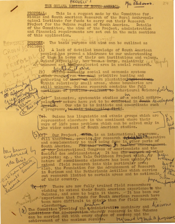 First draft of the guiana project commented by beatrice blackwood blackwood papers prm first draft of the guiana project commented by beatrice blackwood blackwood papers prm