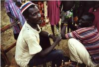 most of the blue nile refugees were stranded far from home for a generation here in bonga chief chito is presented in 2000 with family photos sent by a few who had migrated to the usa