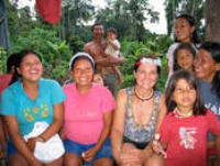 Laura Rival with her Huaorani nanicabo, Quehueire Ono, Ecuador, 2008