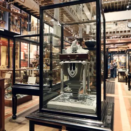 Installation by Saad Qureshi at the Pitt Rivers Museum