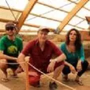 Atkinson, Whitehouse, Mazzucato at the Catalhuyuk excavations (Photo: Gul Deniz Salal)
