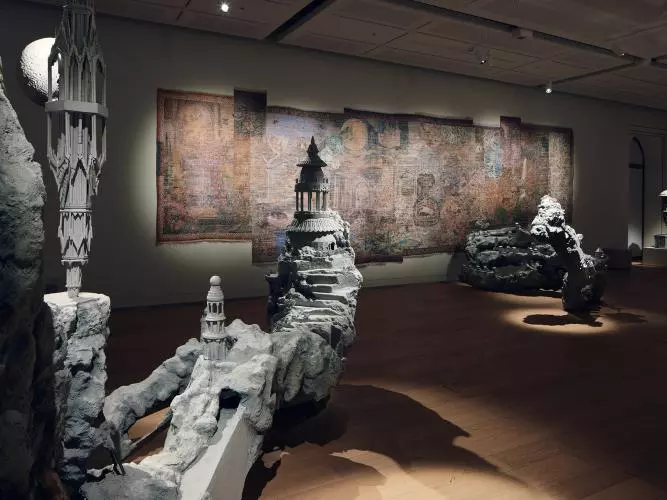 a view of the exhibition