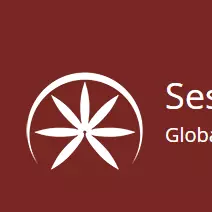 White flower on dark red background - logo for Seshat Global History Databank