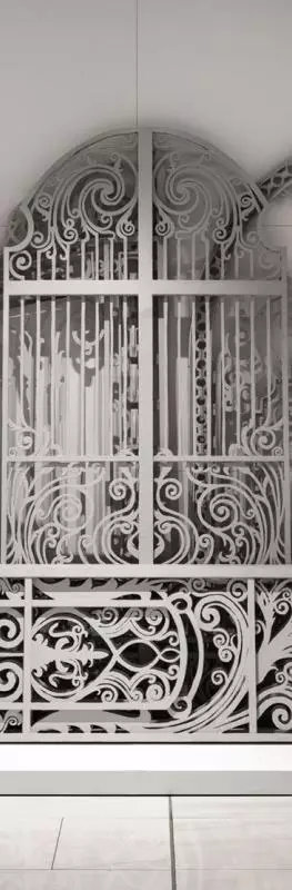 Installation of ornamental gates