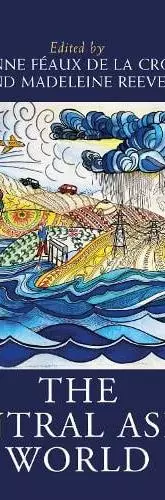 book cover with illustration of land surrounded by waves